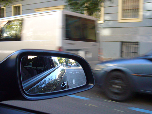 Retrovisor y paisaje (I)