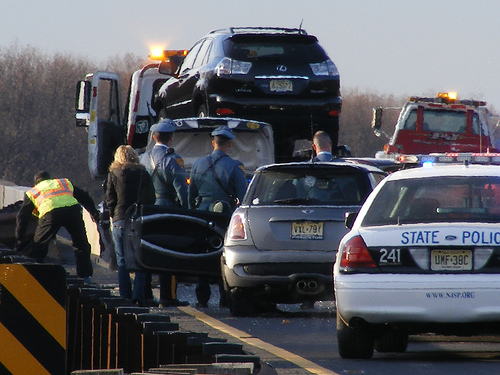 Accident scene