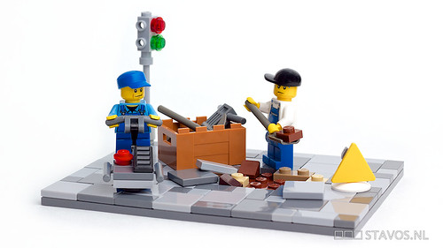 Road workers
