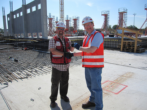 Employees putting safety first on USACE construction sites