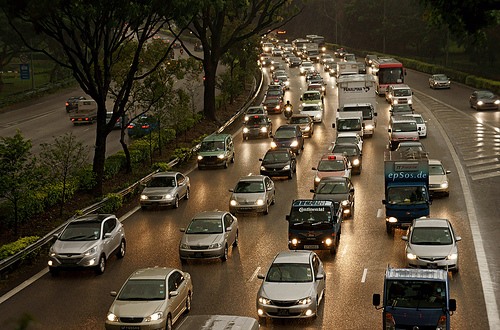 Driving Cars in a Traffic Jam