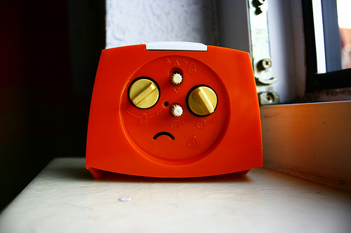Unhappy clock