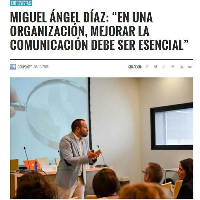 Hoy en nuestro blog interesante entrevista a miguelangdiaz Link enhellip