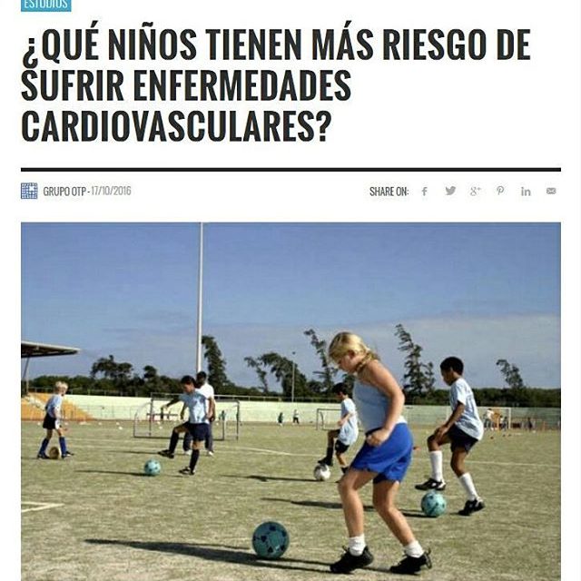 Nuevo estudio sobre el riesgo cardiovascular en nios Link enhellip