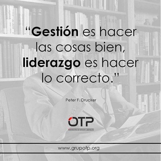 BuenosDias Gestin es hacer las cosas bien liderazgo es hacerhellip