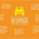 #Infografía: Consejos para el uso correcto del cinturón de seguridad