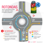 Seguridad vial: como circular en rotondas