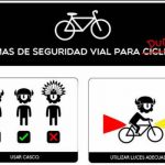 10 Consejos de seguridad vial para ciclistas #infografia #infographic